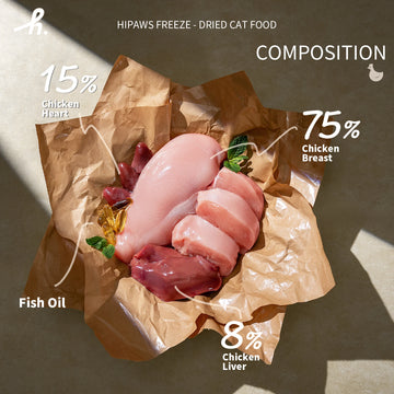 Hipaws™ Freeze-Dried Meat Bites – Premium Nutrition for Cats Free UK Shipping