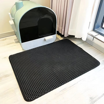 🐾 PawMate™ No-Mess Cat Litter Mat