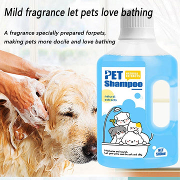 🛁 Gentle Natural Pet Shampoo – Happier Baths & Healthier Coats for Cats & Dogs